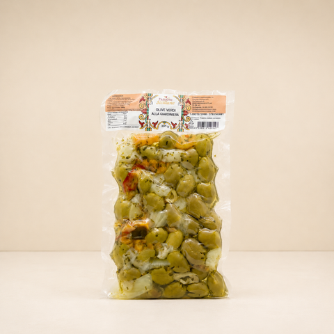 Olive verdi alla giardiniera